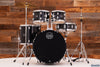 MAPEX COMET ROCK STARTER / BEGINNER 5 PIECE DRUM KIT, DARK BLACK WITH HARDWARE, CYMBALS AND STOOL