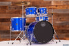 MAPEX COMET ROCK STARTER / BEGINNER 5 PIECE DRUM KIT, INDIGO BLUE WITH HARDWARE, CYMBALS AND STOOL