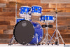 MAPEX COMET ROCK STARTER / BEGINNER 5 PIECE DRUM KIT, INDIGO BLUE WITH HARDWARE, CYMBALS AND STOOL