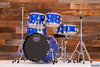 MAPEX COMET ROCK STARTER / BEGINNER 5 PIECE DRUM KIT, INDIGO BLUE WITH HARDWARE, CYMBALS AND STOOL