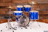 MAPEX COMET ROCK STARTER / BEGINNER 5 PIECE DRUM KIT, INDIGO BLUE WITH HARDWARE, CYMBALS AND STOOL