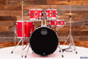 MAPEX COMET ROCK STARTER / BEGINNER 5 PIECE DRUM KIT, INFRA RED WITH HARDWARE, CYMBALS AND STOOL