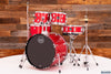 MAPEX COMET ROCK STARTER / BEGINNER 5 PIECE DRUM KIT, INFRA RED WITH HARDWARE, CYMBALS AND STOOL