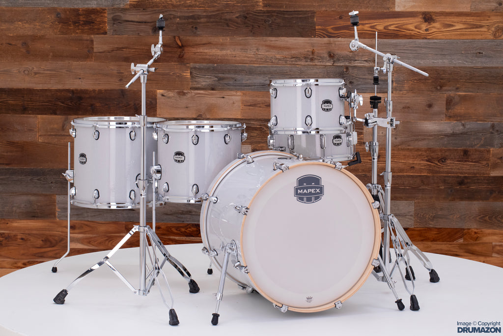 MAPEX MARS BIRCH 5 PIECE CROSS OVER DRUM KIT, DIAMOND SPARKLE