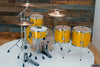 MAPEX MARS BIRCH 5 PIECE CROSS OVER DRUM KIT, SUNFLOWER SPARKLE, INCLUDES HP6005 HARDWARE PACK