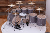 MAPEX MARS 8 PIECE BIRCH DOUBLE BASS DRUM KIT, SMOKEWOOD EXCLUSIVE COLOUR!