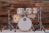 MAPEX MARS MAPLE 6 PIECE FUSION DRUM KIT, NATURAL SATIN WOOD, FREE 8" TOM!