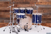 MAPEX MARS MAPLE 6 PIECE DRUM KIT, MIDNIGHT BLUE, 8" TOM COMES FREE!