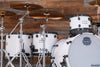 MAPEX SATURN III 4 PIECE DRUM KIT, ARCTIC WHITE LACQUER (PRE-LOVED)