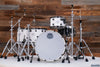 MAPEX SATURN III 4 PIECE DRUM KIT, ARCTIC WHITE LACQUER (PRE-LOVED)