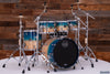 MAPEX SATURN CLASSIC 5 PIECE 20" KICK DRUM KIT 3 UP / 1 DOWN, AQUA FADE