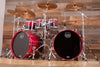 MAPEX SATURN CLASSIC 7 PIECE DOUBLE BASS DRUM KIT, SCARLET FADE