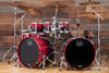 MAPEX SATURN CLASSIC 7 PIECE DOUBLE BASS DRUM KIT, SCARLET FADE