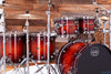 MAPEX SATURN EVOLUTION MAPLE / WALNUT 5 PIECE DRUM KIT, MAPLE BURL BLAZE LTD. EDITION