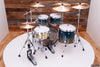 MAPEX SATURN EVOLUTION MAPLE / WALNUT 4 PIECE DRUM KIT, EXOTIC AEGEAN FADE