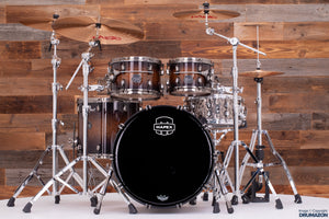 MAPEX SATURN EVOLUTION MAPLE / WALNUT 4 PIECE DRUM KIT, EXOTIC NIGHT FOREST BURST