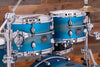 MAPEX SATURN EVOLUTION MAPLE / WALNUT 4 PIECE DRUM KIT, EXOTIC AZURE BURST