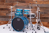 MAPEX SATURN EVOLUTION MAPLE / WALNUT 4 PIECE DRUM KIT, EXOTIC AZURE BURST