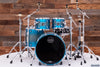 MAPEX SATURN EVOLUTION MAPLE / WALNUT 4 PIECE DRUM KIT, EXOTIC AZURE BURST CUSTOM ORDER