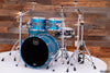 MAPEX SATURN EVOLUTION MAPLE / WALNUT 4 PIECE DRUM KIT, EXOTIC AZURE BURST CUSTOM ORDER