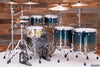 MAPEX SATURN EVOLUTION MAPLE / WALNUT 6 PIECE DRUM KIT, EXOTIC AEGEAN FADE