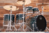 MAPEX SATURN EVOLUTION MAPLE / WALNUT 5 PIECE DRUM KIT, EXOTIC AEGEAN FADE