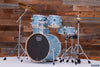 MAPEX VENUS 5 PIECE FUSION DRUM KIT WITH HARDWARE, CYMBALS & STOOL, AQUA BLUE SPARKLE