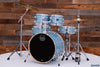 MAPEX VENUS 5 PIECE ROCK DRUM KIT WITH HARDWARE, CYMBALS & STOOL, AQUA BLUE SPARKLE