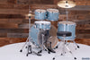 MAPEX VENUS 5 PIECE ROCK DRUM KIT WITH HARDWARE, CYMBALS & STOOL, AQUA BLUE SPARKLE