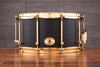 NOBLE & COOLEY 14 X 7 SS CLASSIC WALNUT SOLID SHELL SNARE DRUM, MATTE BLACK (PRE-LOVED)