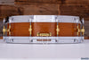 NOBLE & COOLEY 14 X 3.875 SS CLASSIC CHERRY SOLID SHELL PICCOLO SNARE DRUM, HONEY GLOSS