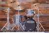 NOBLE & COOLEY CD MAPLE 3 PIECE BOP DRUM KIT, HEMATITE SPARKLE (PRE-LOVED)