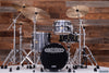 NOBLE & COOLEY CD MAPLE 3 PIECE BOP DRUM KIT, HEMATITE SPARKLE (PRE-LOVED)