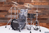 NOBLE & COOLEY CD MAPLE 3 PIECE BOP DRUM KIT, HEMATITE SPARKLE (PRE-LOVED)