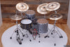 NOBLE & COOLEY CD MAPLE 3 PIECE BOP DRUM KIT, HEMATITE SPARKLE (PRE-LOVED)