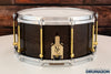 NOBLE & COOLEY 14 X 7 SS CLASSIC SOLID MAPLE SHELL SNARE DRUM, DIECAST HOOPS, BLACK WASH GLOSS (PRE-LOVED)