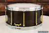 NOBLE & COOLEY 14 X 7 SS CLASSIC SOLID MAPLE SHELL SNARE DRUM, DIECAST HOOPS, BLACK WASH GLOSS (PRE-LOVED)