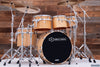 NOBLE & COOLEY ONE OF A KIND HORIZON CONCERT TOM DRUM KIT OWNED BY CHRIS WHITTEN, NATURAL MAPLE