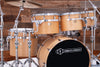 NOBLE & COOLEY ONE OF A KIND HORIZON CONCERT TOM DRUM KIT OWNED BY CHRIS WHITTEN, NATURAL MAPLE