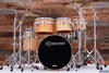 NOBLE & COOLEY ONE OF A KIND HORIZON CONCERT TOM DRUM KIT OWNED BY CHRIS WHITTEN, NATURAL MAPLE