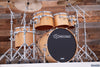 NOBLE & COOLEY ONE OF A KIND HORIZON CONCERT TOM DRUM KIT OWNED BY CHRIS WHITTEN, NATURAL MAPLE