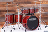 NOBLE & COOLEY WALNUT CLASSIC, 6 PIECE DRUM KIT, TRANSLUCENT CHERRY RED LACQUER