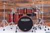 NOBLE & COOLEY WALNUT CLASSIC, 6 PIECE DRUM KIT, TRANSLUCENT CHERRY RED LACQUER