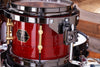 NOBLE & COOLEY WALNUT CLASSIC, 6 PIECE DRUM KIT, TRANSLUCENT CHERRY RED LACQUER