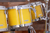 NOBLE & COOLEY HORIZON SERIES 5 PIECE DRUM KIT, YELLOW GLOSS, PREVIOUSLY OWNED BY BOB GATZEN