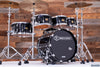 NOBLE & COOLEY STAR SERIES 5 PIECE DRUM KIT, OWNED BY CHRIS WHITTEN, PIANO BLACK