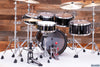 NOBLE & COOLEY STAR SERIES 5 PIECE DRUM KIT, OWNED BY CHRIS WHITTEN, PIANO BLACK