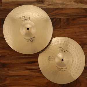 PAISTE 14" SIGNATURE HEAVY HI-HAT CYMBALS (PAIR)