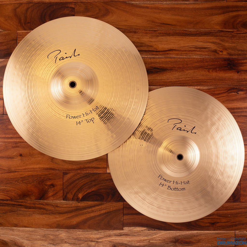 PAISTE 14" SIGNATURE POWER HI-HATS (PAIR)