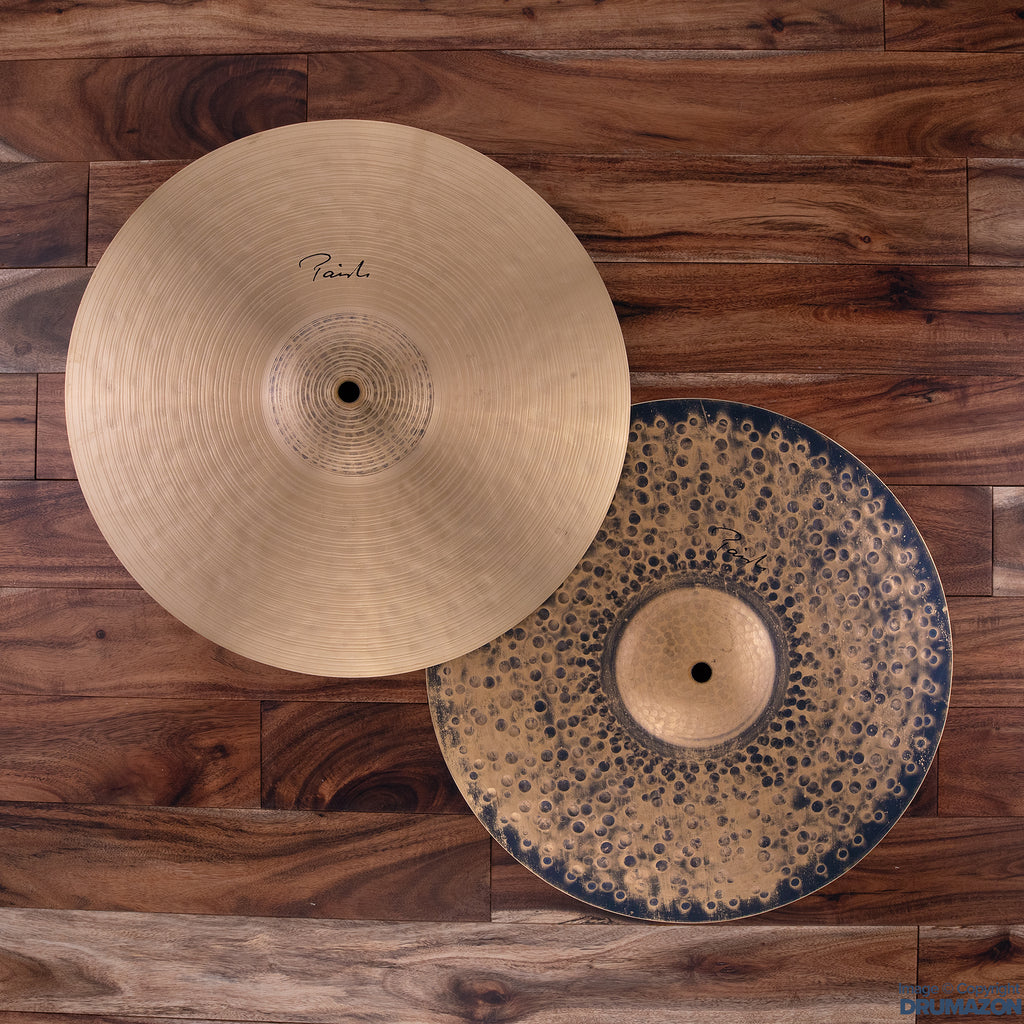 PAISTE 14" SIGNATURE TRADITIONALS MEDIUM LIGHT HI-HAT CYMBAL PAIR (PRE-LOVED)